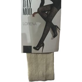 Daymod Lorena Micro File Desenli Kadın Külotlu Çorap