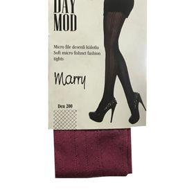 Daymod Marry Micro File Desenli Kadın Külotlu Çorap