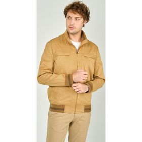 Daynax 4500 Camel Hakim Yaka Cep Detaylı Fermuarlı Erkek Mont