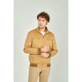 Daynax 4500 Camel Hakim Yaka Cep Detaylı Fermuarlı Erkek Mont