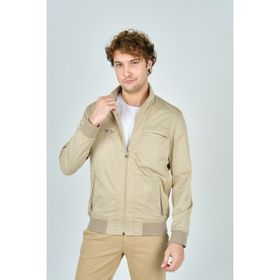 Daynax 4500 Taş Hakim Yaka Cep Detaylı Fermuarlı Erkek Mont