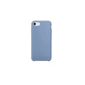 Daytona Apple 7/8 Uyumlu Silikon Ultra Slim Mikrofiber Astarlı Gök Mavisi Cep Telefonu Kılıfı