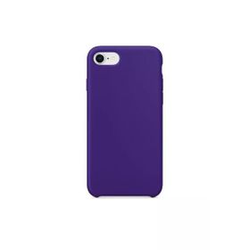 Daytona Apple 7/8 Uyumlu Silikon Ultra Slim Mikrofiber Astarlı Mor Cep Telefonu Kılıfı