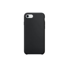 Daytona Apple 7/8 Uyumlu Silikon Ultra Slim Mikrofiber Astarlı Siyah Cep Telefonu Kılıfı