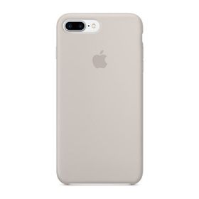 Daytona Apple iPhone 7/8 Plus Açık Gri Silikon Cep Telefonu Kılıfı