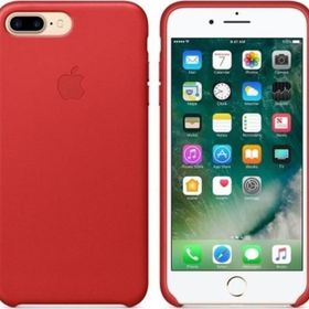 Daytona Apple iPhone 7/8 Plus Kırmızı Deri Cep Telefonu Kılıfı