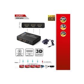 Daytona Aukey HA-H02 Full HD 4K / 3D 1 Giriş 4 Çıkışlı HDMI Splitter HDMI / Sinyal Çoğaltıcı
