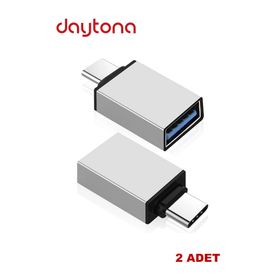 Daytona DR01 Macbook Uyumlu Type-C Usb 3.0 OTG Usb Flash Driver Klavye Mouse Dönüştürücü Adaptör