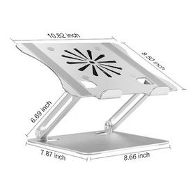 Daytona Dyt-804 Silver Alüminyum USB Fanlı Ayarlanabilir Tablet Standı