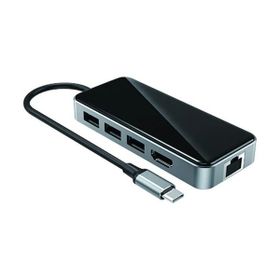 Daytona HC-76 10 in 1 Macbook Uyumlu USB 3.0-Type-C-RJ45-HDMI-SD Kart Çevirici Dönüştürücü Adaptör