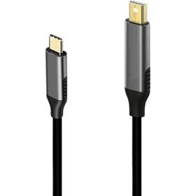 Daytona K-02E Type-C To Mini Display Port 4K Hd 1.8 mt Gri Görüntü Aktarım Kablosu