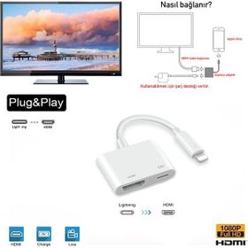 Daytona L8-HI iPhone Lightning HDMI 4K 1080P Çevirici
