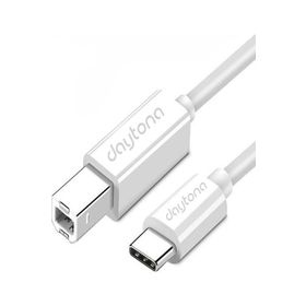 Daytona TB1-1 Type-C to Usb B 1 mt Telefon Bilgisayar Tablet İçin Piyano Yazıcı Çevirici Kablo