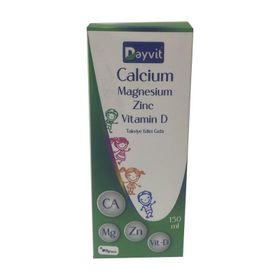 Dayvit Calcium Magnesium Zinc Vitamin D 150 ml Sıvı