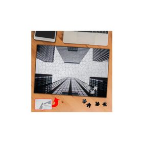 DC5B6 Yerden Gökyüzü Çekimi Bina 240 Parça Puzzle Yapboz Tablo