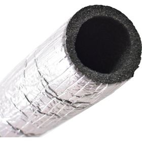 DD Home 2 Metre 28 mm Alüminyum Kaplı İzolasyon Borusu Polietilen Boru Yalıtım Kılıfı Köpüğü