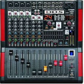 DDS D-8 P-2000FX 2x1000 Watt 8 Kanal Power Mikser Amfi