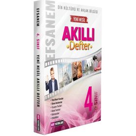 Ddy Yayınları - 4. Sınıf Din Kültürü ve Ahlak Bilgisi Efsanem Akıllı Defter