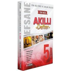DDY Yayınları 5. Sınıf Din Kültürü ve Ahlak Bilgisi Efsane Akıllı Defter