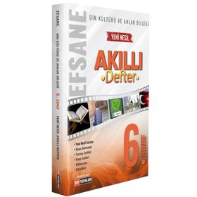 DDY Yayınları 6. Sınıf Din Kültürü ve Ahlak Bilgisi Efsane Akıllı Defter