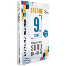 DDY Yayınları 9. Sınıf Din Kültürü ve Ahlak Bilgisi Efsane Konu Anlatımlı Soru Bankası