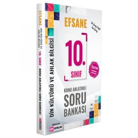 DDY Yayınları DDY Yayınları 10. Sınıf Din Kültürü ve Ahlak Bilgisi Efsane Konu Anlatımlı Soru Bankası