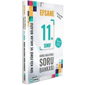 DDY Yayınları DDY Yayınları 11. Sınıf Din Kültürü ve Ahlak Bilgisi Efsane Konu Anlatımlı Soru Bankası
