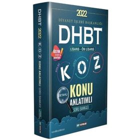 DDY Yayınları DHBT Lisans Önlisans KOZ Soru Bankası