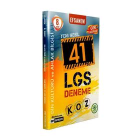 Ddy Yayınları Lgs 8. Sınıf Din Kültürü ve Ahlak Bilgisi Efsanem Koz 41 Deneme