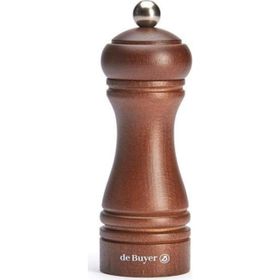 De Buyer 14 cm Koyu Ahşap Baharat Değirmeni