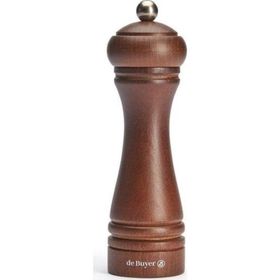 De Buyer 18 cm Koyu Ahşap Baharat Değirmeni