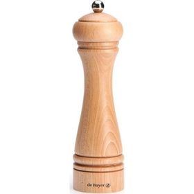 De Buyer 21 cm Naturel Ahşap Baharat Değirmeni