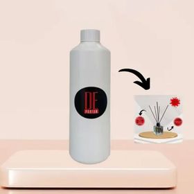 De Parfum Siyah Gül Kokulu Oda Kokusu 250 ml Yedek Dolum Şişesi + 115 ml Cam Şişe ve Bambu Çubuk