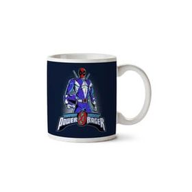 Deadpool Power Rangers Blue Rager Baskılı Kupa