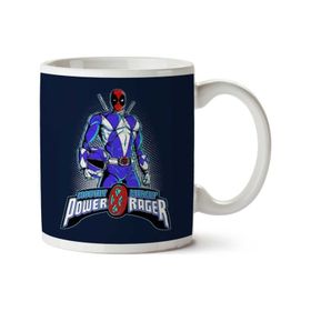 Deadpool Power Rangers Blue Rager Baskılı Kupa