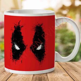 Deadpool Splattered Merc Baskılı Kupa