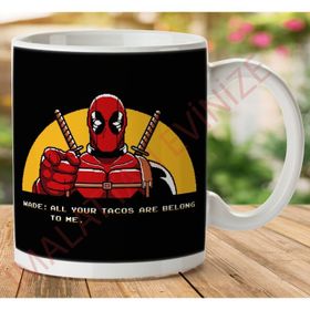 Deadpool Zero Wing Baskılı Kupa