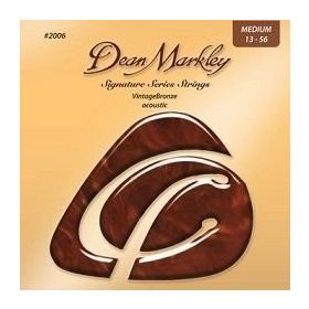 Dean Markley 2006 13-56 Vintage Bronze Medium Akustik Gitar Tel Seti