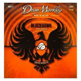 Dean Markley Blackhawk 8011 Kaplamalı 11-52 Medium Light Akustik Gitar Takım Teli
