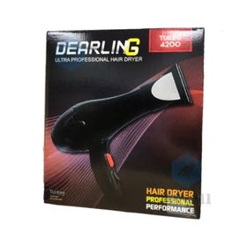 Dearling Turbo 4200 Profesyonel 2500W Siyah Saç Kurutma Makinesi