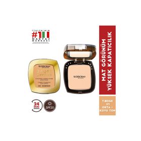 Deborah 24 Ore Compact Long Lasting True Beige 03 Fondöten