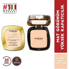 Deborah 24Ore Compact Long Lasting 01 Light Beige Fondöten
