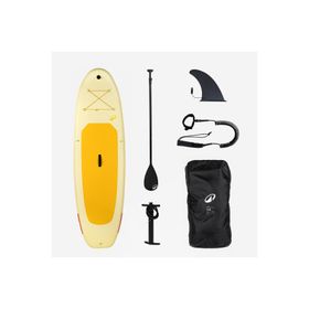 Decathlon 100 9'6 1 Kişilik Sarı Şişirilebilir Stand Up Paddle Seti