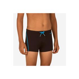 Decathlon 100 Plus Nabaiji Siyah Çocuk Boxer Mayo