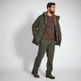 Decathlon 100 Solognac Avcılık Koyu Yeşil Erkek Mont