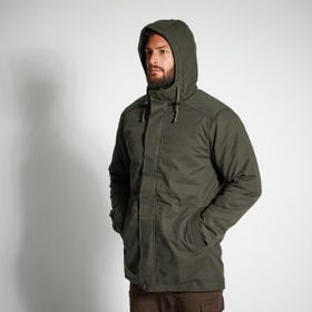 Decathlon 100 Solognac Avcılık Koyu Yeşil Erkek Mont