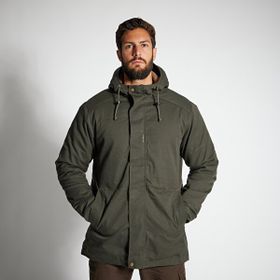 Decathlon 100 Solognac Avcılık Koyu Yeşil Erkek Mont