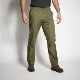 Decathlon 100 Solognac Yeşil Steppe Koyu Haki Erkek Avcılık Pantolonu