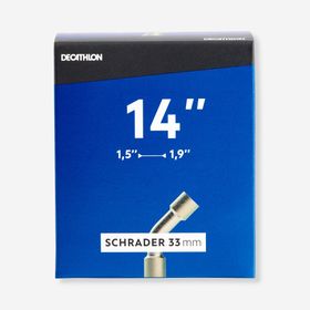 Decathlon 14 İnç 1,5 1,9 Kesit Schrader Eğimli Valf Uyumlu İç Lastik