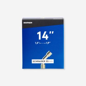 Decathlon 14 İnç 1,5 1,9 Kesit Schrader Eğimli Valf Uyumlu İç Lastik